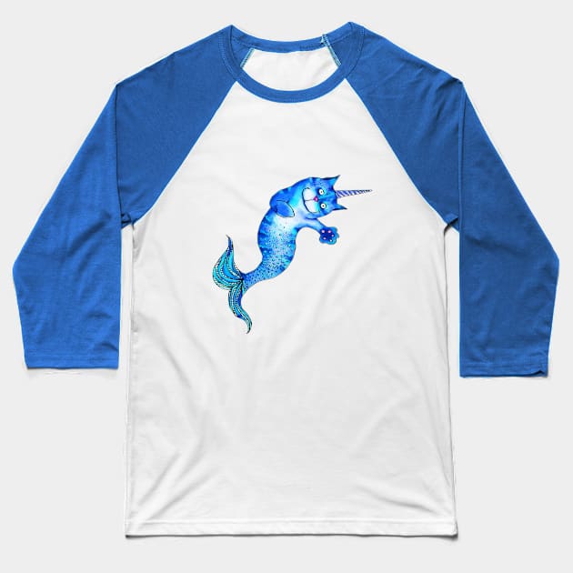 my unicorn cat Baseball T-Shirt by MOUKI